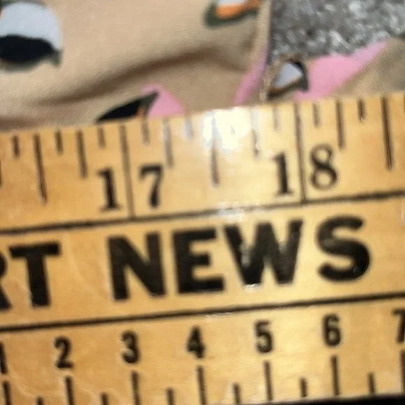 Banana Republic Tan Printed Ruffle Sleeve Shirt Dress Size 6 NWT - Picture 12 of 14